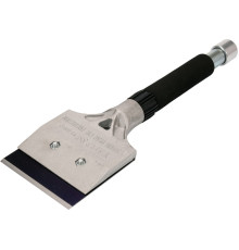 Скребок до підлоги YATO, L= 350 мм, 2-стор. сталеве лезо- 10 см, з ударною ручкою [6/12]