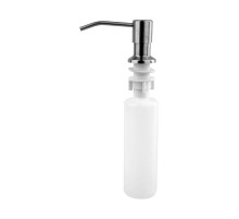 Дозатор плину для миття посуду FALA 330 мл, Ø= 55 мм, H= 275 мм, носик- 11 см, з полірованої сталі