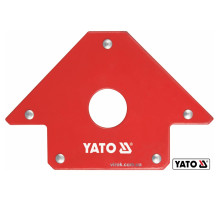 Струбцина магнітна для зварки YATO : 22.5 кг, 102 х 150 х 17 мм, Ø= 28 мм [6/30]