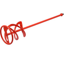 Міксер для будівельних сумішей спіральний оцинкований YATO: Ø=140x 600 мм, кріплення гвинт. М14 [16]