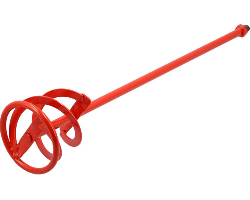 Міксер для будівельних сумішей спіральний оцинкований YATO: Ø=120x 600 мм, кріплення гвинт. М14 [16]