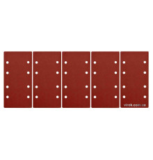 Бумага шлифовальная с липучкой YATO: 93 х 187 мм, Р240, YT-82230, 5 шт [100]