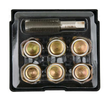 Набор оборудования для ремонта масляных пробок YATO: M18 x 1.5 мм, 7 элем. [10]