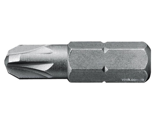Насадка викруткова STANLEY : "Pozidriv" PZ3 х 25 мм. 25 (Шт/Уп.)