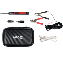 Паяльник портативный YATO 9-24В, 18-65Вт. t=90-480°С, наконечник Т12