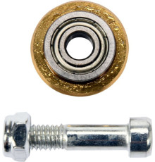 Ролик для плиткорізу підшипниковий з тримачем YATO, Ø= 22х6 мм, t= 6 мм, покритий титаном [50]