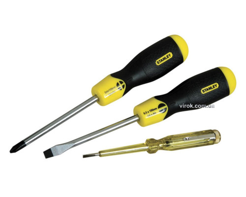 Отверточный набор STANLEY "Cushion Grip", 3 шт.