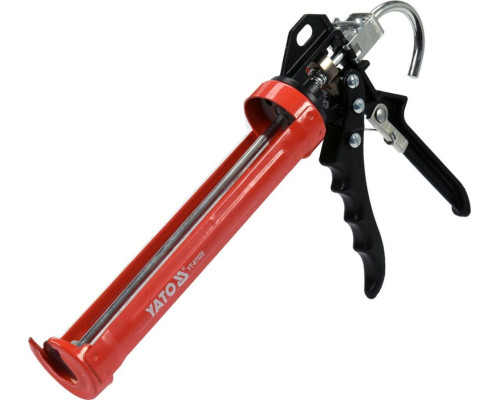 Пістолет для нанесення герметиків з фіксатором YATO : L= 225 мм, W= 60 мм [12/432]