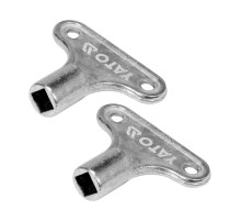 Ключи к кранам в водяных обогревателях YATO, квадр.- 5х5 мм, 30х35 мм, 2 шт.[24/144]