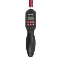 Викрутка динамометрична з цифровим дисплеєм YATO 6-гран. тримач 1/4", F= 0,3- 3 Нм, l= 215 мм