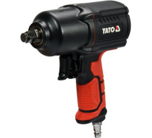 Гайковерт ударный пневматический YATO: квадрат 1/2", F=1700 Nm, 0.63 MPa,198 л/мин [10/140]