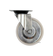 Колесо до візка поліамідове Ø=125мм, b=33мм VOREL з обертовою опорою; h=155 мм, навант.- 100 кг [26]