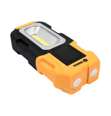 Ліхтар діодний, на обертовій підставці VOREL; живлення від 3х ААА батарейок 1,5В; 47х32х25 мм [12]