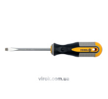Викрутка плоска VOREL : SL8 х 150 мм. Cr-V [6/24/96]
