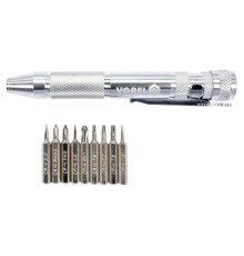 Викрутка реверсивна VOREL : 9 насадок [8/144]