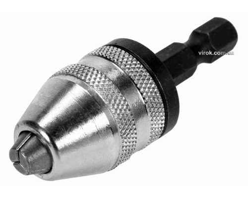 Патрон для дриля YATO : HEX-1/4", Ø=0.5-3 мм, L= 50 мм, металевий [50/150]