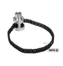 Ключ к масляному фильтру цепной YATO: квадрат-1/2", Ø=60-115 мм, Cr-V [5/30]