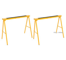 Стойки раскладные стальные VOREL 100х10х75 см (разложенная), для макс. нагруз.- 200 кг./2 2 шт [1]