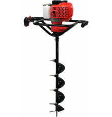 Бензобур YATO; 1,4 кВт, зі шнеком Ø≤ 200 мм, 320 об/хв, 3 шнека і подовжувач [1/6]