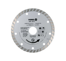 Диск отрезной алмазный VOREL : TURBO Ø= 125 мм [20/160]