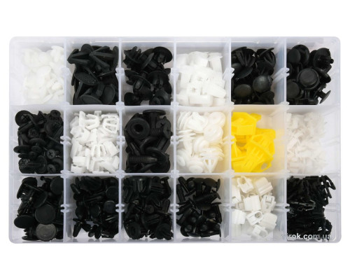 Шпинки для автосалоної обшивки HONDA YATO, різні, 18 типорозмірів, 418 шт. [20]