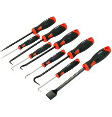 Набір гачків з ручкою YATO плюс скребок для ущільнення і шило , l= 162 мм компл. 9 шт [6/12/216]