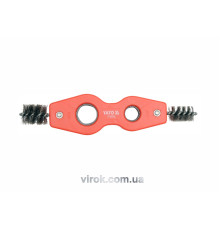 Щетка для внутренней очистки труб YATO: 2 в 1, Ø= 15; 22 мм [50/100]