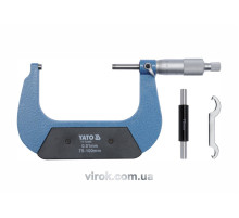 Мікрометр YATO з точністю 0.01 мм в діапазоні 75 - 100 мм [30]