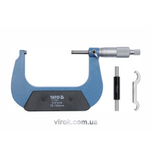 Мікрометр YATO з точністю 0.01 мм в діапазоні 75 - 100 мм [30]