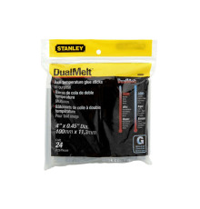 Стержні клейові STANLEY "DualTemp" : Ø=11.3 мм, L=101 мм, уп. 24 шт.
