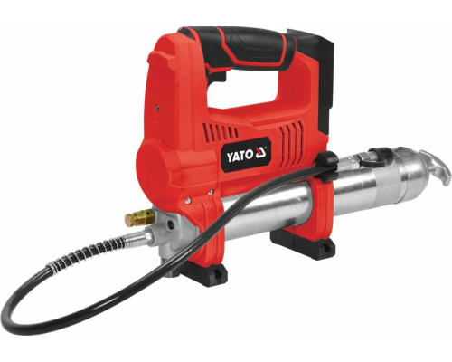 Шприц мастильний YATO,600 см³,акумулятор.18В,62 MPa. з гунчким аплікатором- 76 см(БЕЗ АКУМУЛЯТОРА)