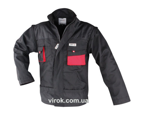 Куртка робоча YATO чорно-червона, розм. XL [10]