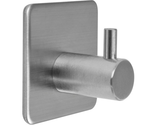 Гачок одинарний, прямий для санвузлів FALA приклейовальний на 2-сторонньому скотчі 3М; 45х45х30 мм