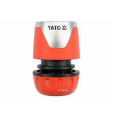 Муфта швидкоз'ємна YATO для водяного шланга 1/2" /ABS/ (БЛІСТЕР) [12/120]