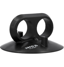 Присоска вакуумна одинарна YATO: чашка Ø= 125 мм, m= 5 кг, силіконова [60]