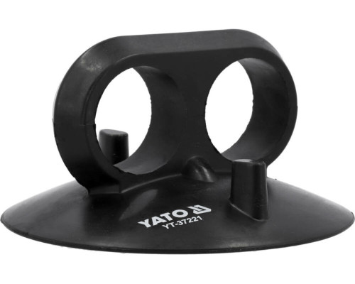 Присоска вакуумна одинарна YATO: чашка Ø= 125 мм, m= 5 кг, силіконова [60]
