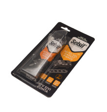 Герметик силіконовий термостійкий SELSIL Тюбик (СІРИЙ) для  автомобілів,  85 гр [24]