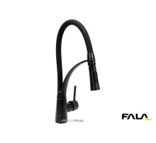 Смеситель воды для раковины NOIR 1 FALA с шаровым регулятором, латунный корпус [12]