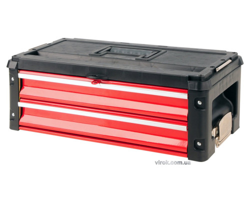 Ящик-секція для інструментів до валізи YT-09101 з 2-ма висувними шухлядами 390х 215х 60 мм [2]