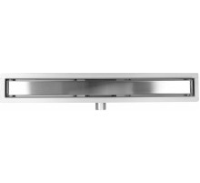 Трап підлоговий лінійний з нержавіючої сталі FALA WET-DRY; 80х 7х 2 см, сифон- 52 мм [6/48]