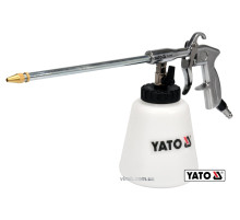 Пістолет пневматичний для утворення піни YATO : бак- 1 л, сопло- 220 мм, 113 л/хв, 0.62 МПа [10]