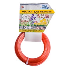 Жилка для тримера "ЗІРКА" TM VIROK : Ø= 1,6 мм, l= 15 м