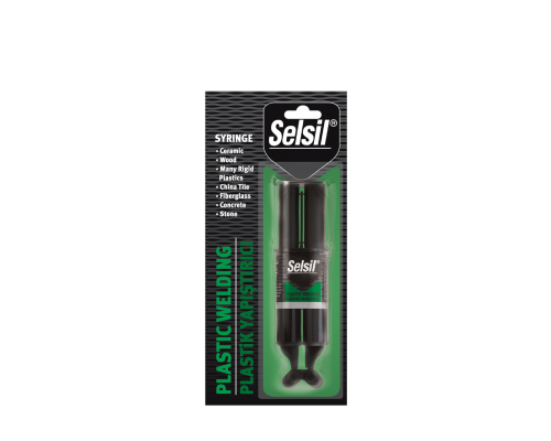 Клей 2-компонентний епоксидний SELSIL "5 хв" для пластику 28 гр [12]