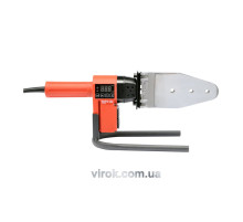 Паяльник для пайки труб PVC YATO, P=850 Вт, Ø=16-63 мм с 7 адаптерами [2]