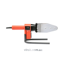 Паяльник для пайки PVC труб YATO, P=850 Вт, Ø=16-63 мм з 7 адаптерами [2]
