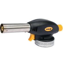 Пальник газовий VOREL з п`єзозапалом; тип з`єднання EN417 (цангове)макс. t=1300°C, P=1,3 кВт [10/60]