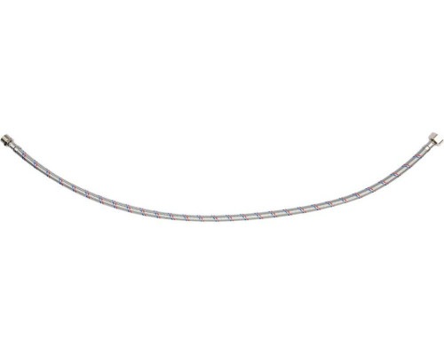 Шланг водопровідний з опліткою з нерж сталі FALA l= 800 мм, Ø= 8/12, з'єднання F-1/2" х M-3/8" 1 МПа