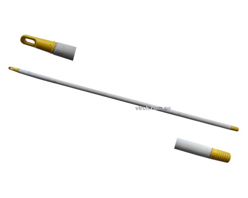 Держак дерев'яний для щітки, мітли з різьбою універсальною, гачком пластмасовими SL PERFECT