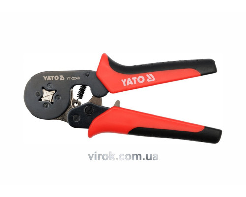 Кліщі для обтискання і зачистки проводів YATO, L=180 мм [6/36]