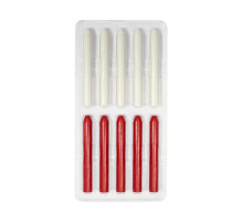Стержні воскові для олвця-автомата VOREL Ø= 10 мм, l= 85 мм, 5 червоні і 5 білі [10]